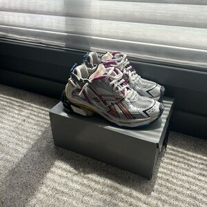 Balenciaga Kids Sneakers in Gray, Pink, and Blue